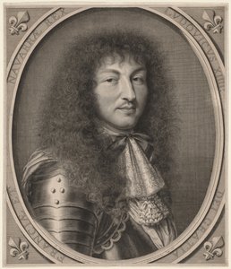 ルイ14世、1666年。 作： Robert Nanteuil