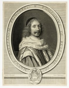 ポンポーネ・ド・ベリエーヴルの肖像 作： Robert Nanteuil