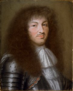 フランス王ルイ14世の肖像 作： Robert Nanteuil