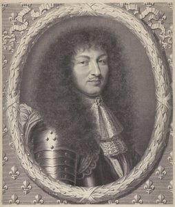 フランス王ルイ14世の肖像 作： Robert Nanteuil