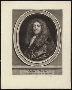 フランス人彫刻家ロバート・ナントゥイユの自画像 作： Robert Nanteuil