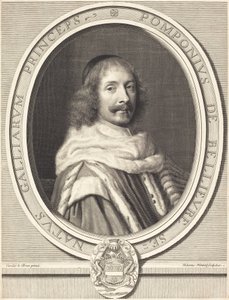 ポンポン・デ・ベリエーヴル 作： Robert Nanteuil after Charles Le Brun