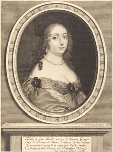 ポーランド王妃ルイ・マリー 作： Robert Nanteuil after Justus van Verus