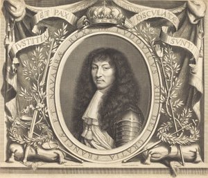 ルイ14世 作： Robert Nanteuil after Nicolas Mignard