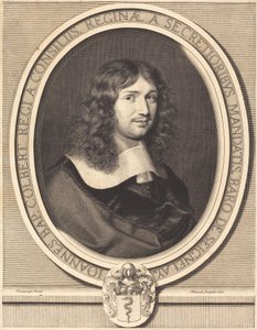 ジャン＝バティスト・コルベール 作： Robert Nanteuil after Philippe de Champaigne