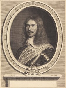テュレンヌ元帥 作： Robert Nanteuil after Philippe de Champaigne