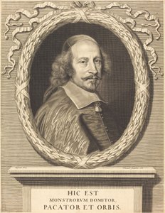 ジュール・マザラン枢機卿 作： Robert Nanteuil after Pierre Mignard I