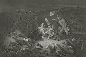 DJパウンドによって刻まれた、アルマの戦場、戦いの後の夜 作： Robert Neal Hind