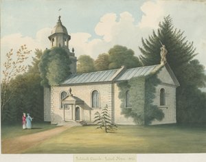 パトシュル教会：1826年の水彩画 作： Robert Noyes