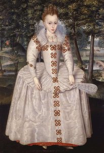 エリザベス王女（ボヘミアのエリザベス、「冬の女王」）、1596-1662年、7歳。