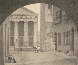 ロンドンの教会 作： Robert Polhill Bevan