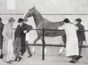 馬屋（ウォードのリポジトリNo.1）1919（リトグラフ） 作： Robert Polhill Bevan