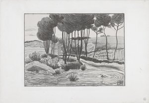ポプラ 作： Robert Polhill Bevan