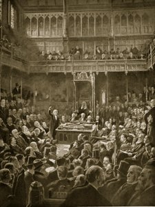 グラッドストーン、ホームルール法案を紹介、1893年2月 作： Robert Ponsonby Staples
