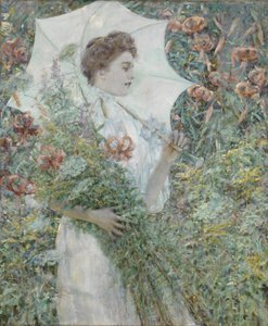 白いパラソル 作： Robert Reid