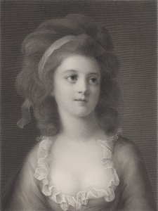 少女時代のソフィーまたはアポロニア ヘレナ ポトッカの半身像、1872 年 作： Robert Reyher