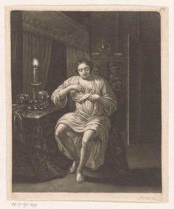 逃げる女 作： Robert Robinson (attributed to)