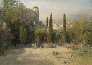 アディジェ渓谷の庭園 作： Robert Russ