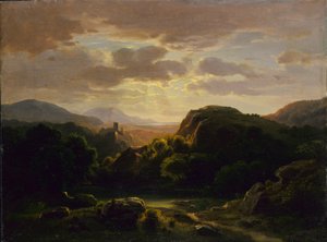 アウエルバッハ近郊の思い出 作： Robert S. Duncanson