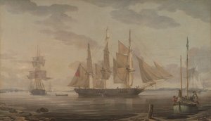 Navios no porto 作： Robert Salmon