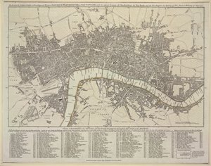 ロンドン、ウェストミンスター、サザークの平面図
