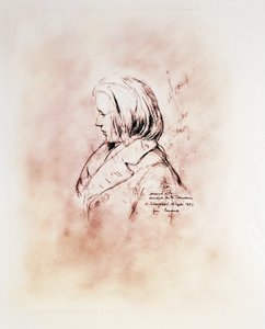 ドイツの作曲家Johannes Brahmsの肖像（Hamburg 作： Robert Schumann