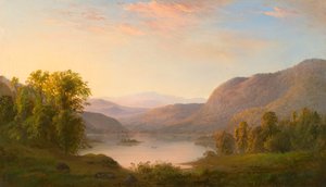 ケベック近郊のローレンシャン山脈の眺め 作： Robert Scott Duncanson
