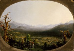 ノースカロライナ州アッシュビルの眺め 作： Robert Scott Duncanson