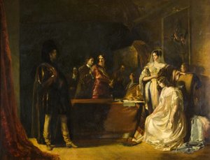 ランマームーアの花嫁、1831年頃（キャンバスに油彩） 作： Robert Scott Lauder