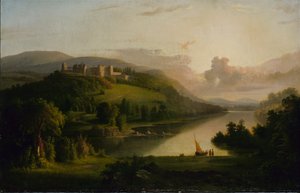 スコッチ ハイランド、カリフォルニア州。 1848-1852。 作： Robert Seldon Duncanson