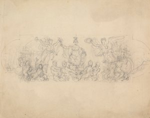 勝利の寓話的なスケッチ 作： Robert Smirke