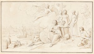 英国の商業力の寓意 作： Robert Smirke