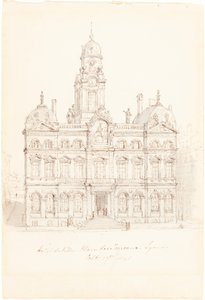 市庁舎、テロー広場、リヨン 作： Robert Smirke