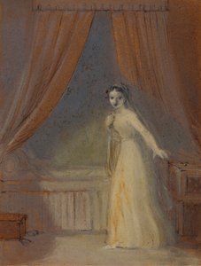 ジュリエットは寝草を吸おうとしている 作： Robert Smirke