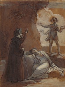 プロスペロとアリエル 作： Robert Smirke
