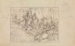 Tutkimus panssariritareista taistelussa hevosten kanssa 作： Robert Smirke