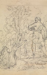 囚われの子の返還を懇願する女性の研究 作： Robert Smirke