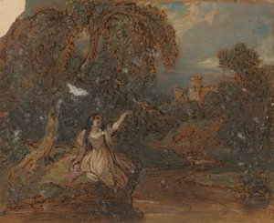 オフィーリアの死 作： Robert Smirke