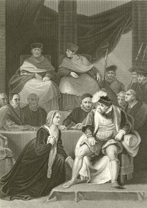 ヘンリー8世の結婚の裁判 作： Robert Smirke
