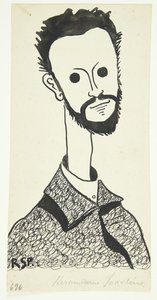 画家で陶芸家の Chr. の肖像。 ヨアヒム (1870-1943) 作： Robert Storm Petersen