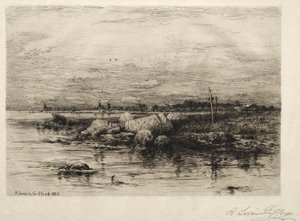 アポナガナセット川河口 作： Robert Swain Gifford