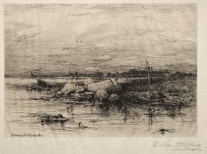アッポニガンセット河口 作： Robert Swain Gifford
