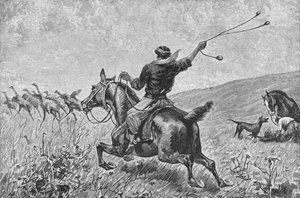 ボーラスを投げる、c1885、1890 作： Robert Taylor Pritchett
