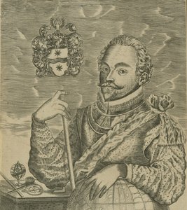 サーフランシスドレイクの肖像、1628年。