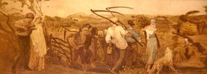 1883年頃の「収穫の月」（紙に手彩色エッチング） 作： Robert Walker Macbeth