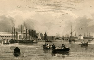 マージー出身のリバプール、第3巻...、c1830。 作： Robert Wallis