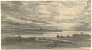 湖のある風景 作： Robert Walter Weir