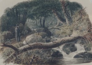森への入り口、1836年。 作： Robert Walter Weir