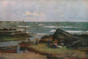 海からのフレッシュ、1899年、1930年。 作： Robert Weir Allan