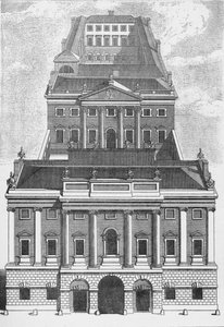イングランド銀行の斜視図、1743 1903 作： Robert West